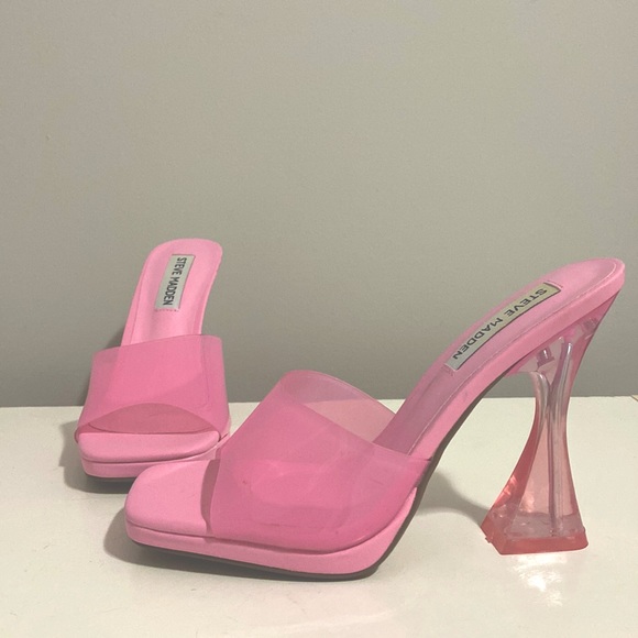 STEVE MADDEN LIPA HEEL PINK - Picture 2 of 3